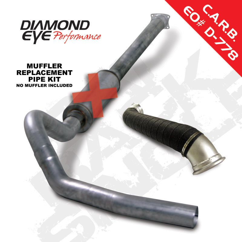 Chevrolet 2500 Performance Exhaust - Diamond Eye Performance - Cat Back - `04-`05
